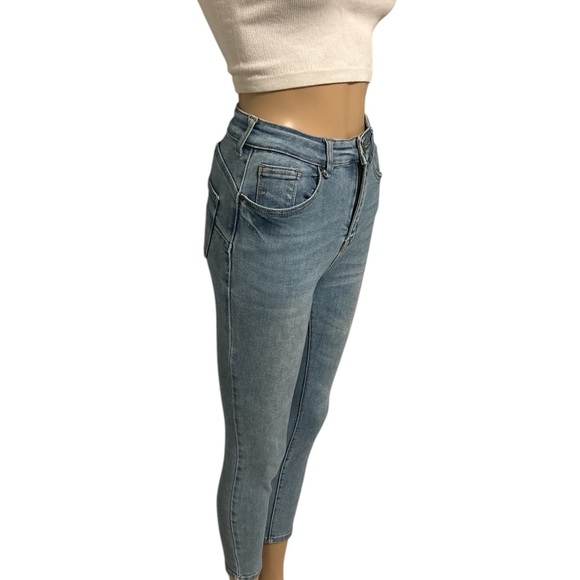 Wax Jean Butt, I Love You Light Wash High Waisted Jeans - Picture 2 of 5